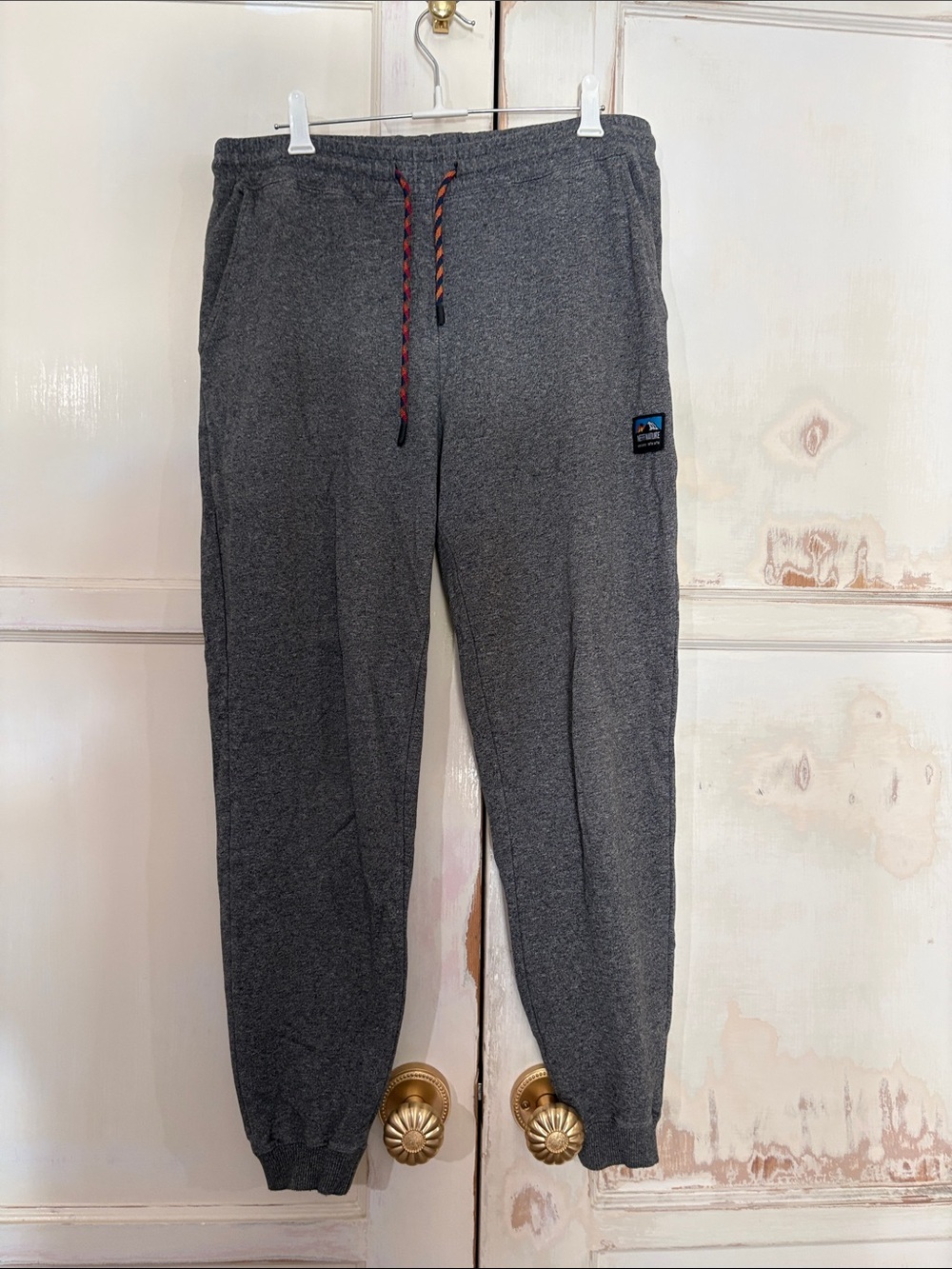 Neff Charcoal Gray Drawstring Jogger Sweatpants
